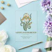 Modern Botanical Easter Blessings Acryleinladungen (In Situ (Hochzeit))