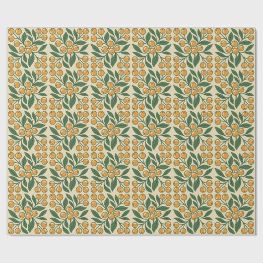 Modern Botanical Easter Blessings Geschenkpapier (Flach)