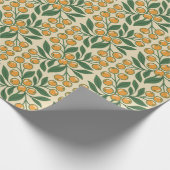 Modern Botanical Easter Blessings Geschenkpapier (Ecke)