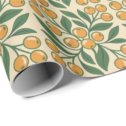 Modern Botanical Easter Blessings Geschenkpapier (Rolleneckpunkt)