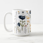 Modern botanical flower mug kaffeetasse (Links)