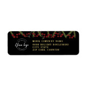 Modern Botanical Red Holly Pine business logo (Vorne)