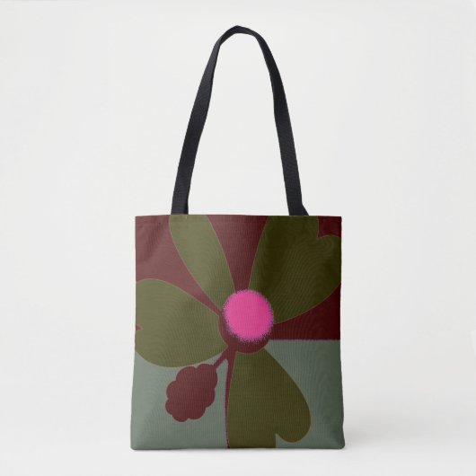 Modern Botanical Tote Tasche (Vorderseite)