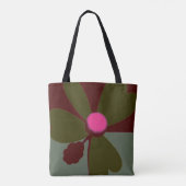 Modern Botanical Tote Tasche (Rückseite)