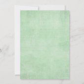 Modern Botanische Eucalyptus Greenery Babydusche Dankeskarte (Rückseite)