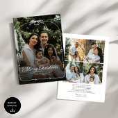 Modern Bow Frohe Weihnachten Foto