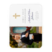 Modern Boy First Heilige Kommunion Picture Magnet (Vertikal)