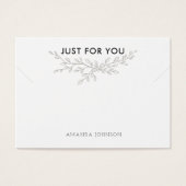 Modern Branch Earthy Bracelet Display Card (Vorderseite)