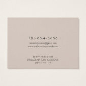 Modern Branch Earthy Bracelet Display Card (Rückseite)