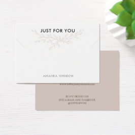 Modern Branch Earthy Bracelet Display Card