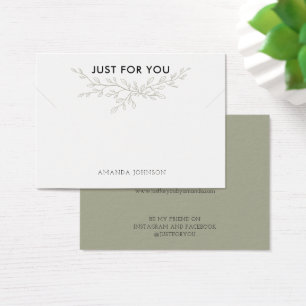 Modern Branch Earthy Bracelet Display Card