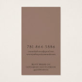 Modern Branch Earthy Earring Display Card (Rückseite)