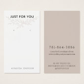 Modern Branch Earthy Earring Display Card (Vorne & Hinten)