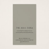 Modern Branch Earthy Earring Display Card (Rückseite)