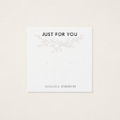 Modern Branch Earthy Stud Earring Display Card (Vorderseite)