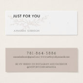 Modern Branch Earthy Stud Earring Display Card (Vorne & Hinten)