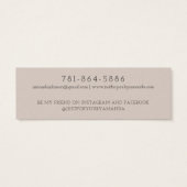 Modern Branch Earthy Stud Earring Display Card (Rückseite)