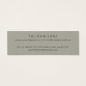 Modern Branch Earthy Stud Earring Display Card (Rückseite)