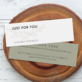 Modern Branch Earthy Stud Earring Display Card