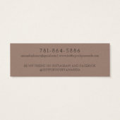 Modern Branch Earthy Stud Earring Display Card (Rückseite)