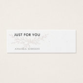 Modern Branch Earthy Stud Earring Display Card (Vorderseite)