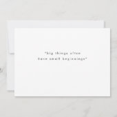 Modern Brand Buon Natale Italienische Weihnachtska Dankeskarte (Rückseite)