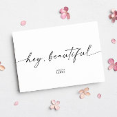 Modern Branded Hey Beautiful Danke