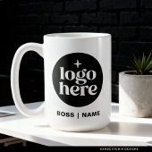 Modern Branded Logo Employee Coffee Mug Kaffeetasse