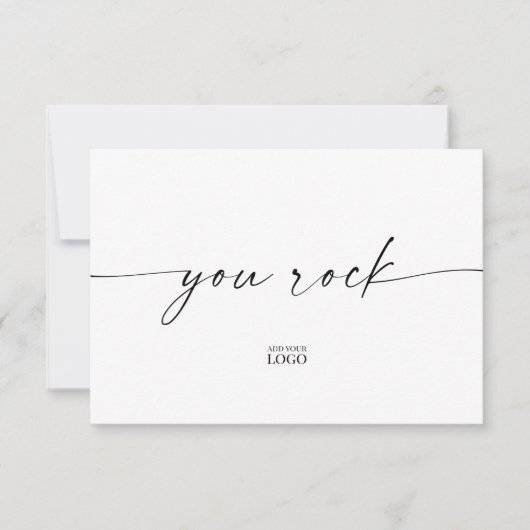 Modern Branded You Rock Danke (Vorderseite)