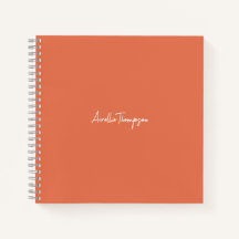 Modern Brautparty Monogram Bridesmaid Orange