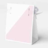 Modern Brautparty Pink Gold Script Bevorzugung Box Geschenkschachtel (Rückseite)