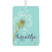 Modern BREATHE Script Dandelion Blue Autolufterfrischer (Rückseite)