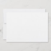 Modern Brick Red Script Calligrafy name note card Mitteilungskarte (Rückseite)