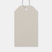 Modern Bride Shower Gift Tags  Geschenkanhänger (Rückseite)