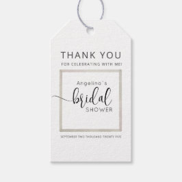 Modern Bride Shower Gift Tags  Geschenkanhänger