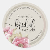 Modern Bride Shower Sticker  (Vorderseite)