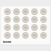 Modern Bride Shower Sticker  (Blatt)