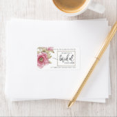 Modern Bride Shower Sticker  Adressaufkleber (Insitu)