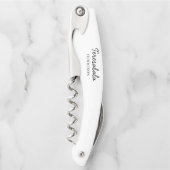 Modern Bridesmaid Minimalist Script Design Kellnermesser (Vorderseite)