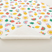 Modern Bright Colourful Smiling Suns and Rainbows Sherpadecke (3/4)