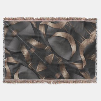Modern Bronze Flow Luxury Masculine Accent Decke