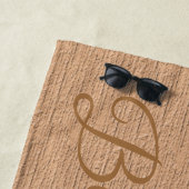 Modern Brown Strandtuch (Beispiel)