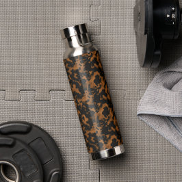 Modern Brown Tortoise Shell Stylish Trinkflasche