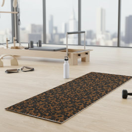 Modern Brown Tortoise Shell Stylish Yogamatte