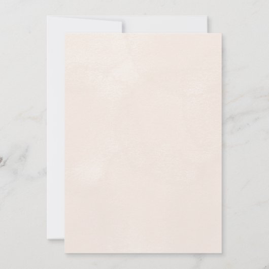 Modern Brown wedding Invitation Einladung (Rückseite)