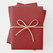 Modern Brownish Maroon Geschenkpapier Set (Beispiel)