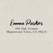 Modern Brush Handgeschriebenes Skript Einfach Permastempel