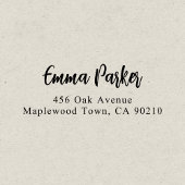 Modern Brush Handgeschriebenes Skript Einfach Permastempel