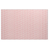Modern Brush Herz Rot Weiß Muster Stoff (Fat Quarter (45,7 x 55,9 cm))