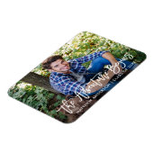 Modern Brush Script Adventure fängt Abschluss an Magnet (Linke Seite)